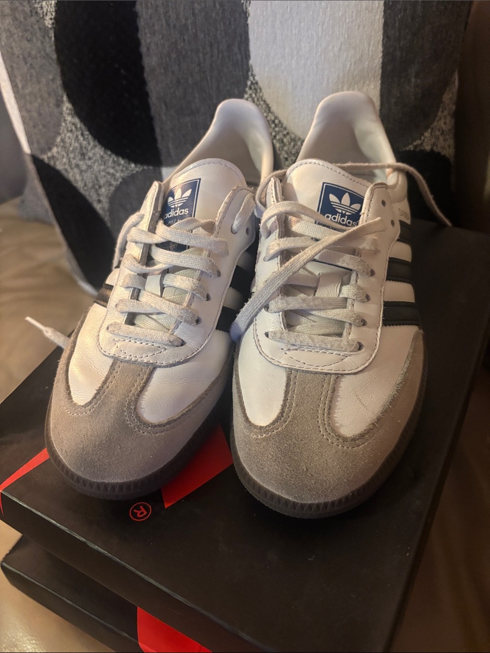 adidas kids Classic Sneakers - White, Gray & Black